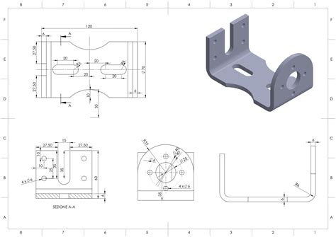 sheet metal drawing auto part|simple sheet metal drawings.